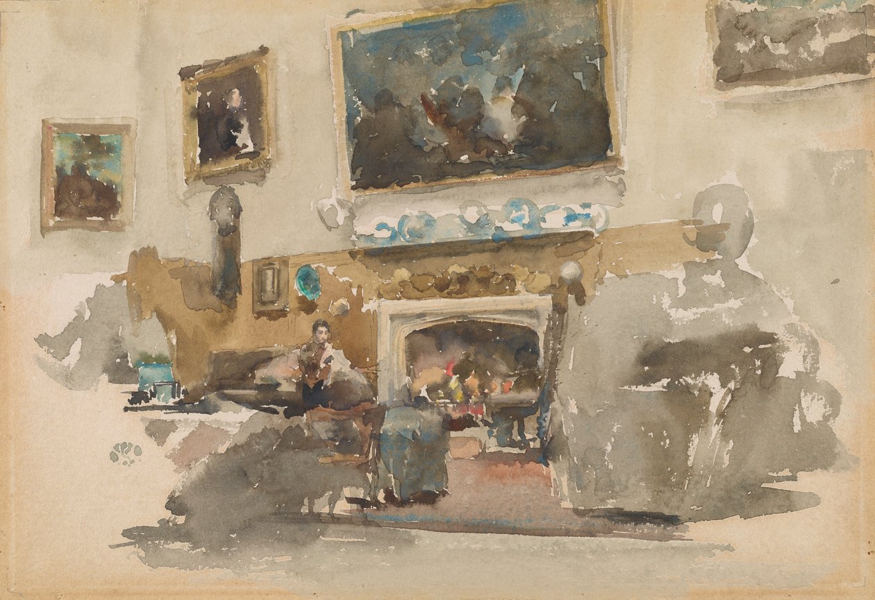 Moreby Hall, 1882-1884. de James Abbott McNeill Whistler