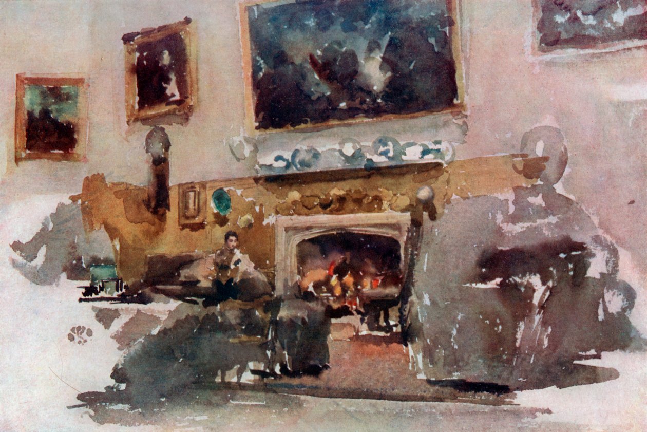 Maisby Hall, c1883 1904. de James Abbott McNeill Whistler