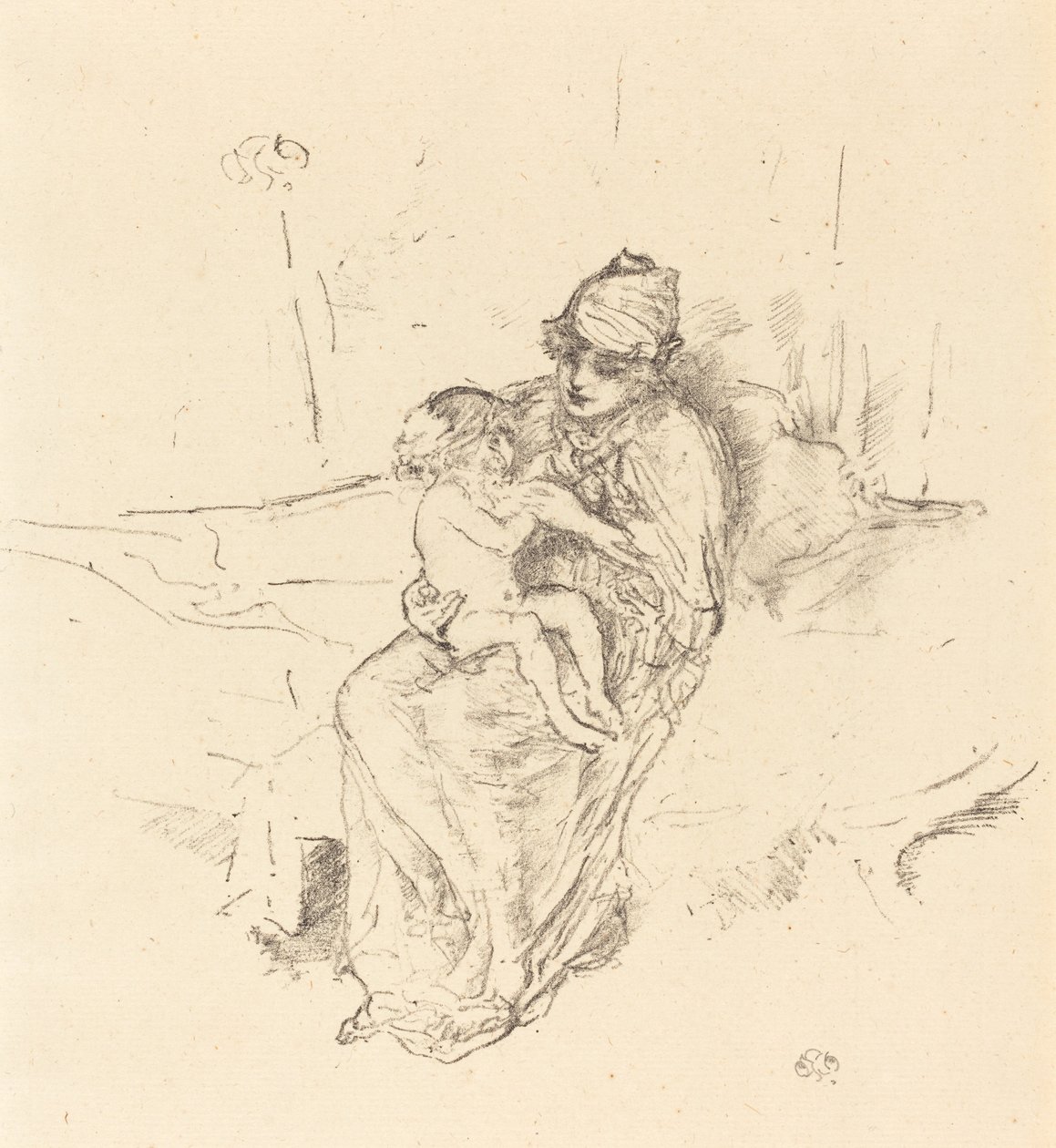 Mãe e filho, nº 1, 18911895. de James Abbott McNeill Whistler