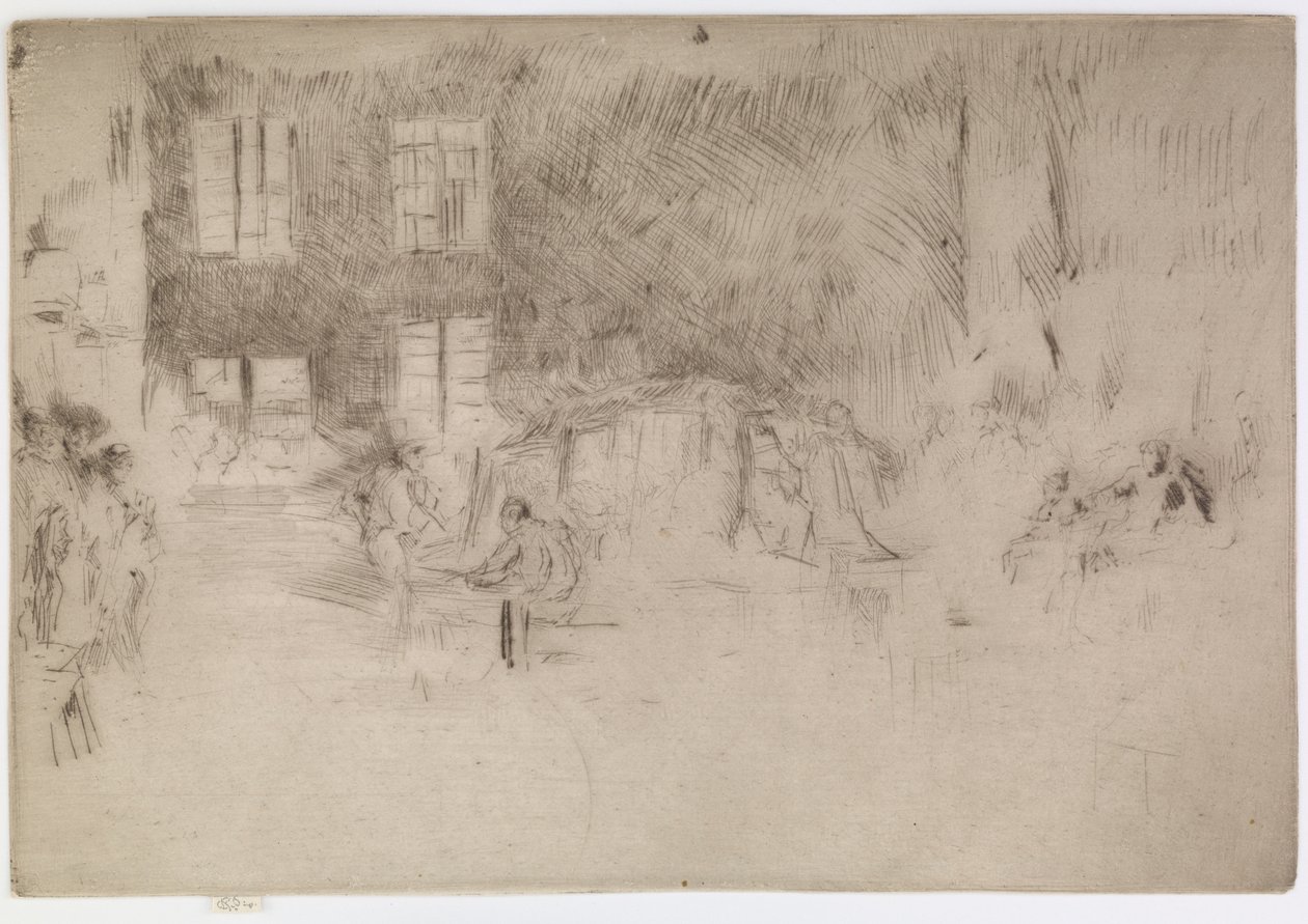 Forno Murano-Glass, 1879-1880. de James Abbott McNeill Whistler
