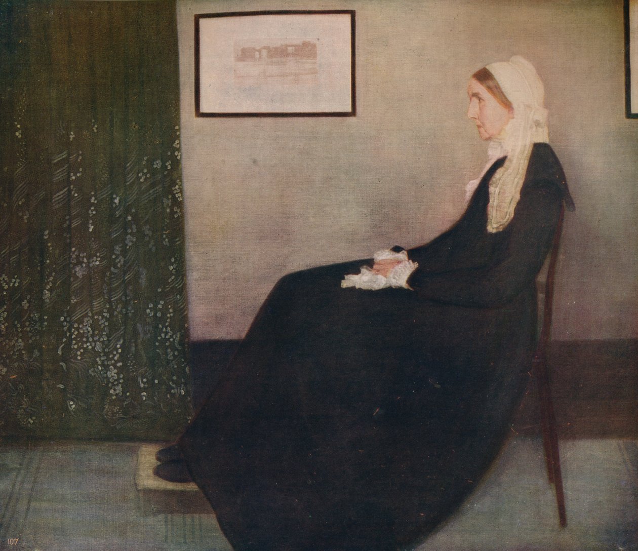 Minha mãe, 1871, c1915 de James Abbott McNeill Whistler