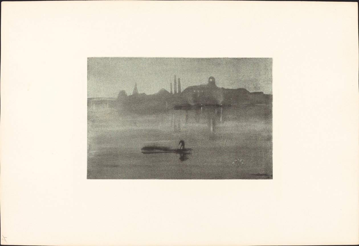 Nocturno, 18781887. de James Abbott McNeill Whistler