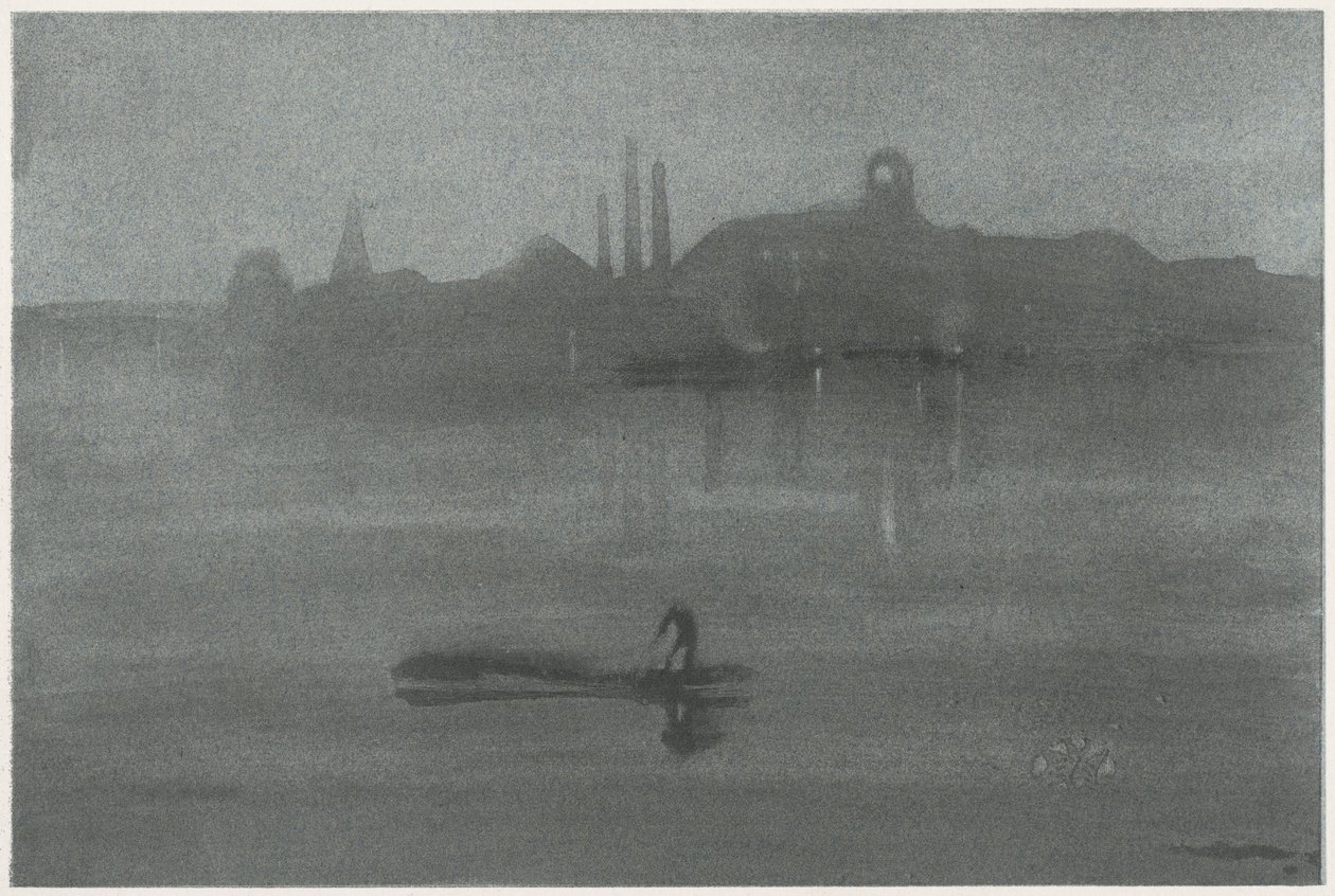 Noturno, 1878. de James Abbott McNeill Whistler