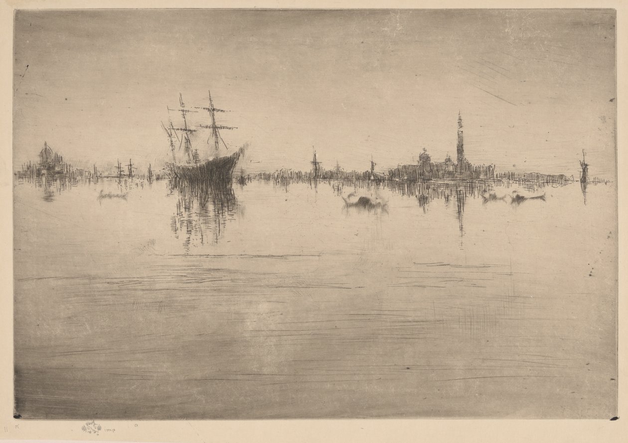 Nocturno, 1879-1880. de James Abbott McNeill Whistler