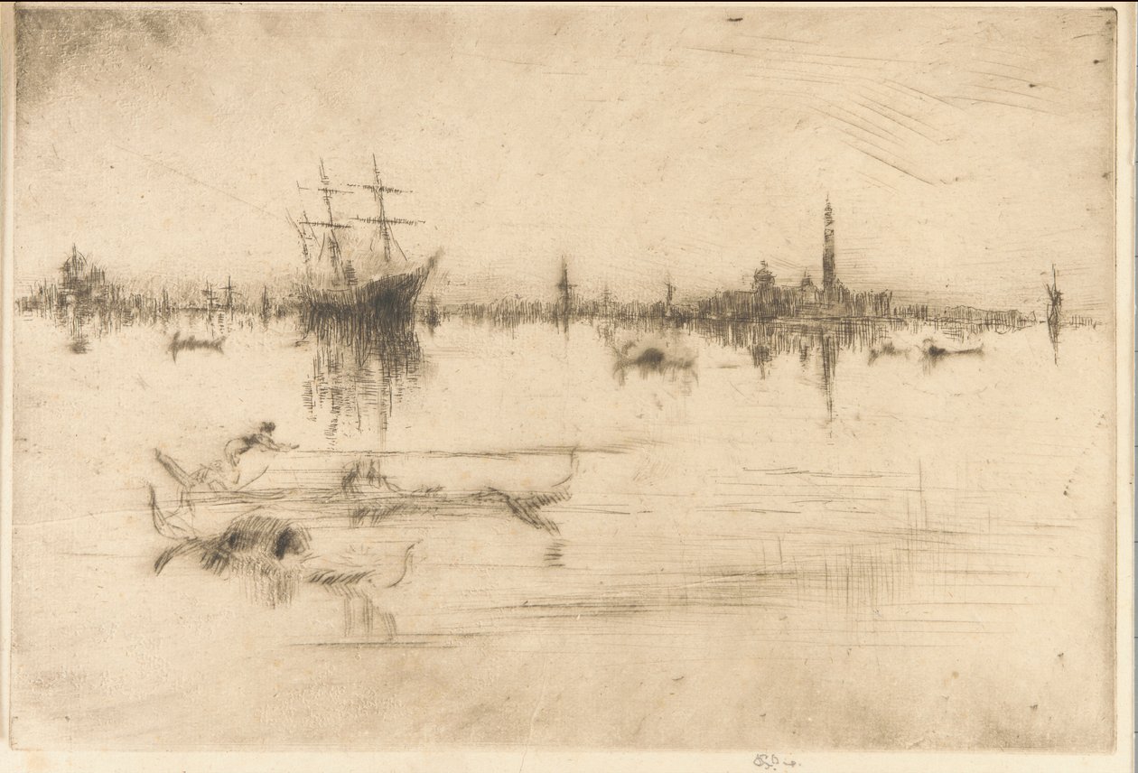 Noturno, 1879-1880. de James Abbott McNeill Whistler