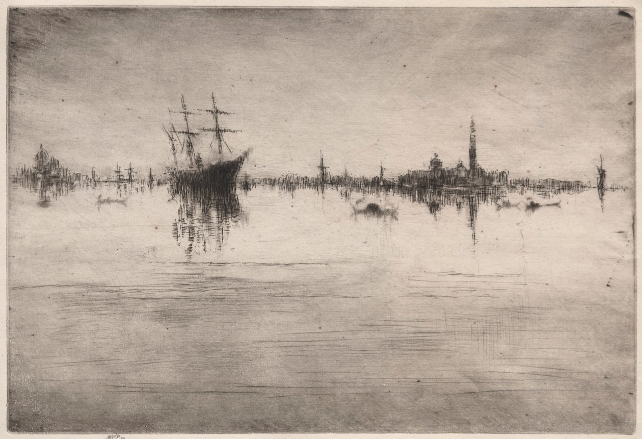 Noturno, 1879-1880. de James Abbott McNeill Whistler