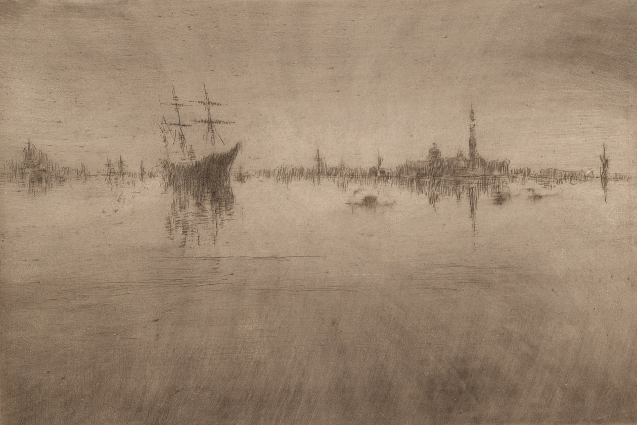 Noturno, 1879-80 de James Abbott McNeill Whistler
