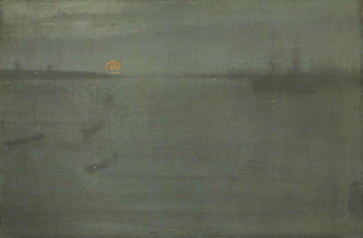 Noturno: Azul e Dourado, Água de Southampton de James Abbott McNeill Whistler