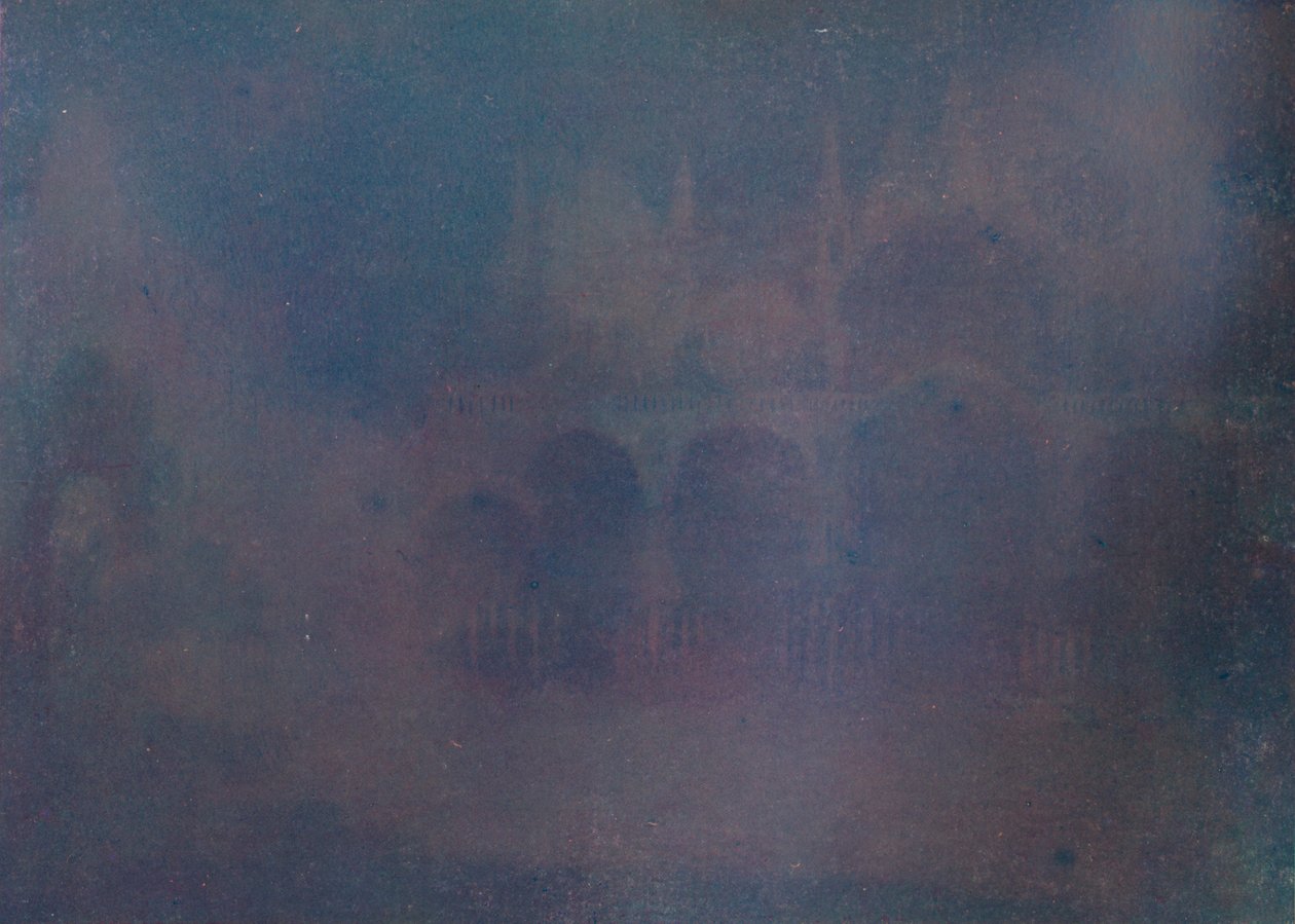 Noturno: Azul e Ouro, São Marcos, Veneza, 1880, 1904 de James Abbott McNeill Whistler