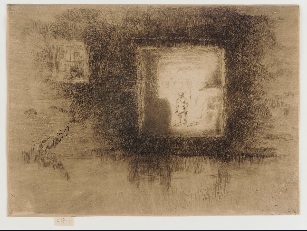 Noturno: Fornalha, 1879-1880. de James Abbott McNeill Whistler