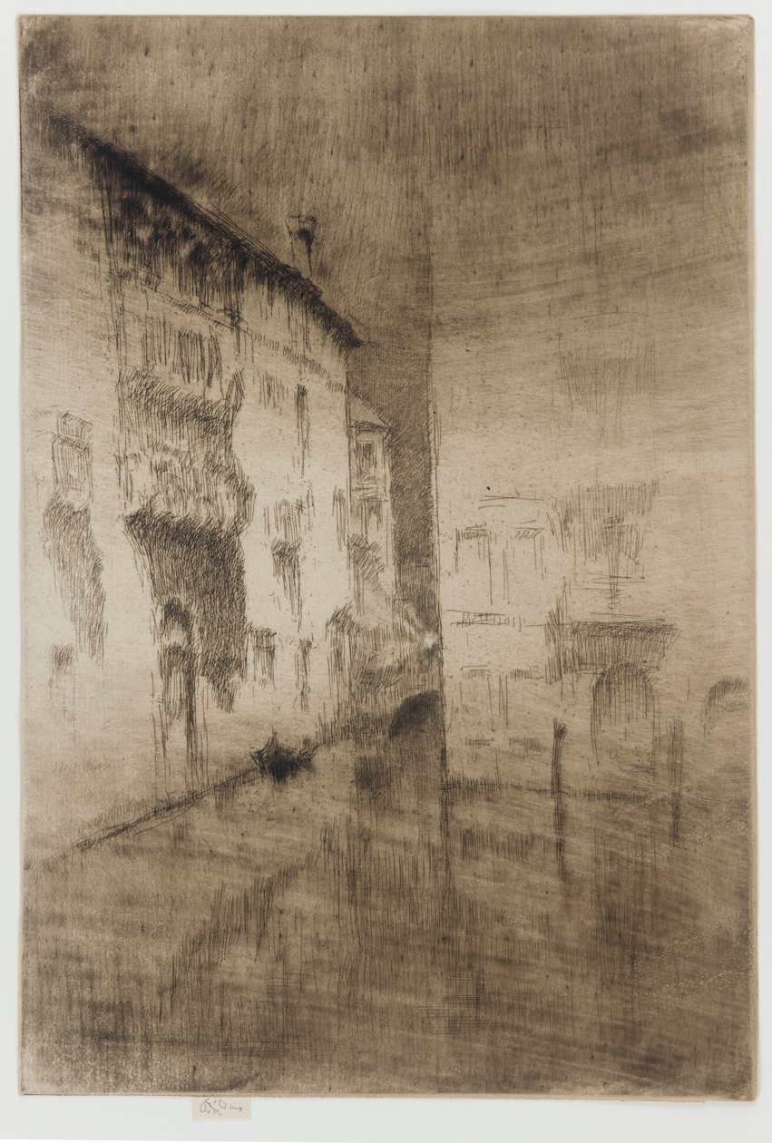 Noturno: Palácios, 1879-1880. de James Abbott McNeill Whistler