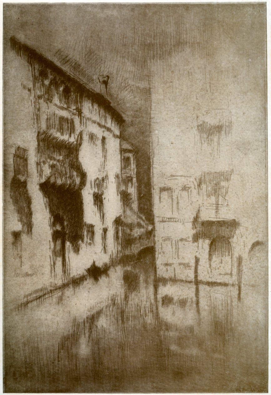 Noturno: Palácios, c1879 1904. de James Abbott McNeill Whistler