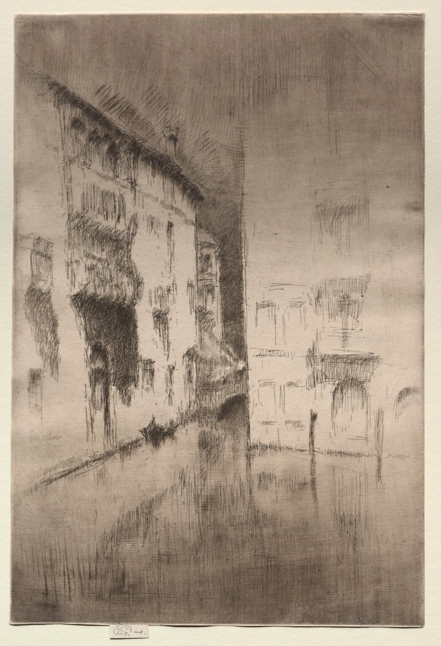 Noturno: Palácios, c. 1880 de James Abbott McNeill Whistler