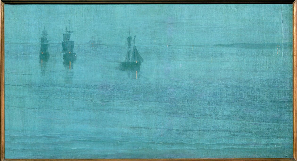 Nocturne, The Solent ... (pintura sobre tela) de James Abbott McNeill Whistler