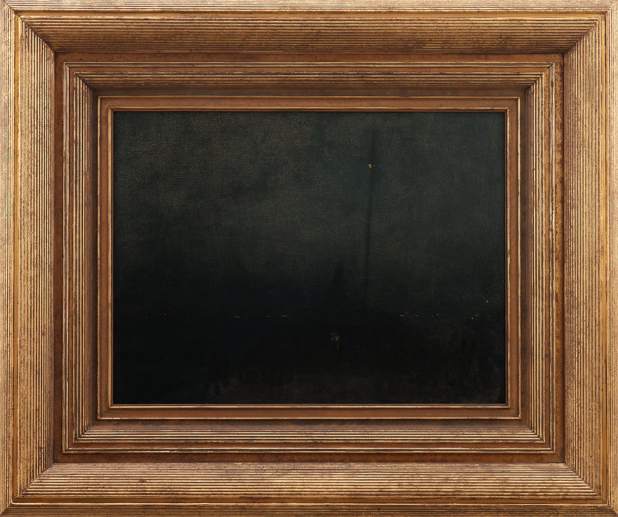 Noturno em Preto e Ouro: Entrada na Água de Southampton, c.1875-76 de James Abbott McNeill Whistler