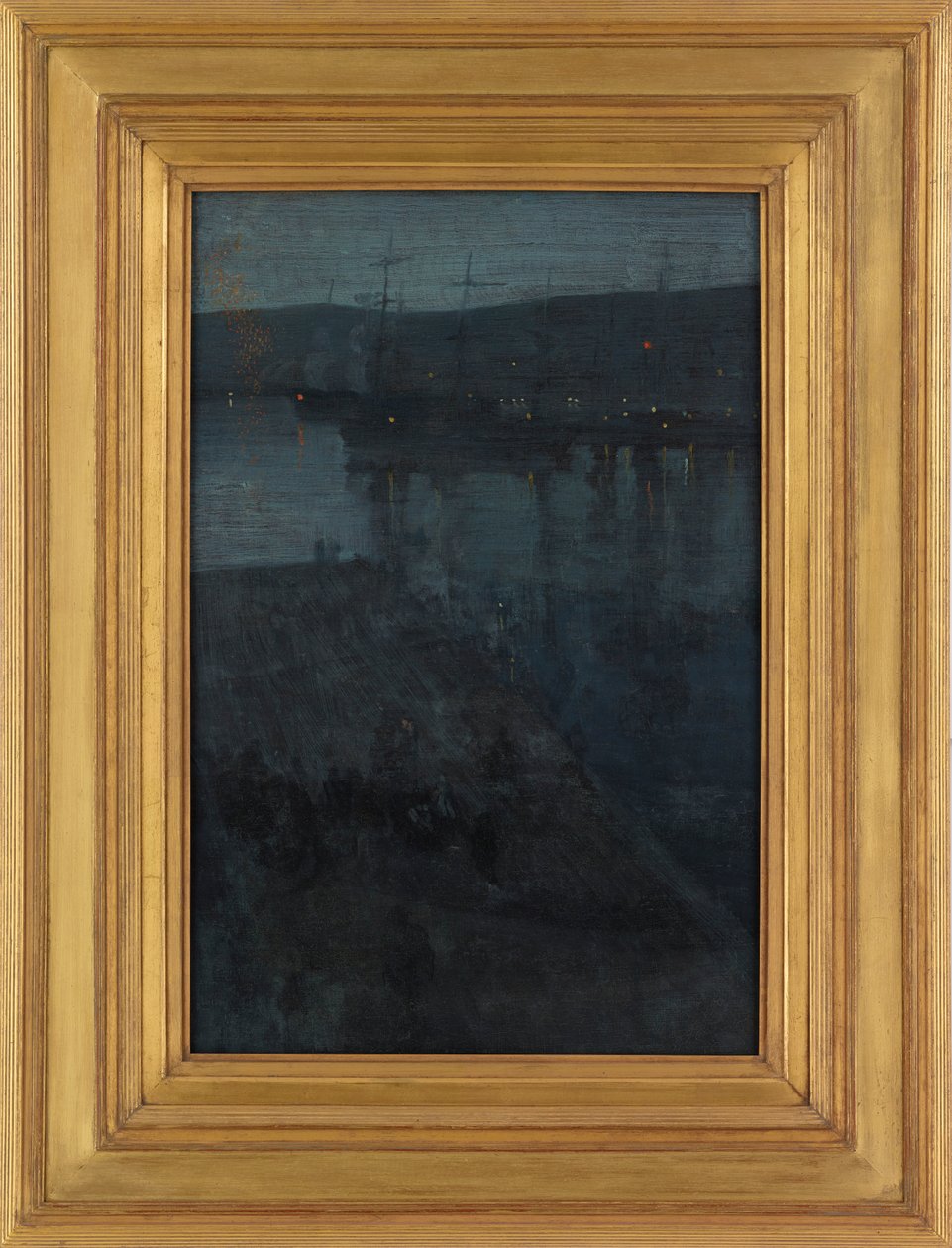 Nocturno em Azul e Ouro: Valparaiso, 1866-ca. 1874. de James Abbott McNeill Whistler