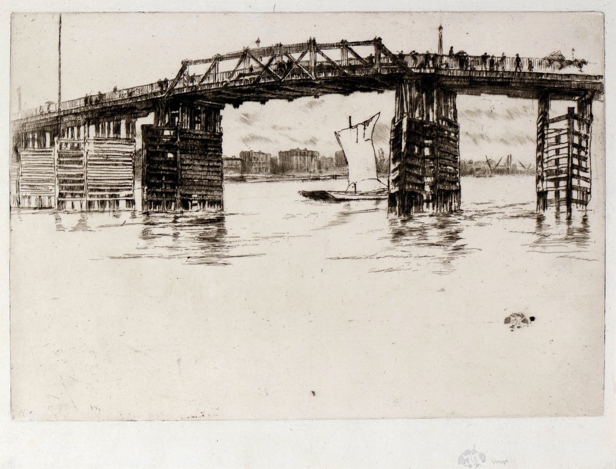 Old Battersea Bridge de James Abbott McNeill Whistler