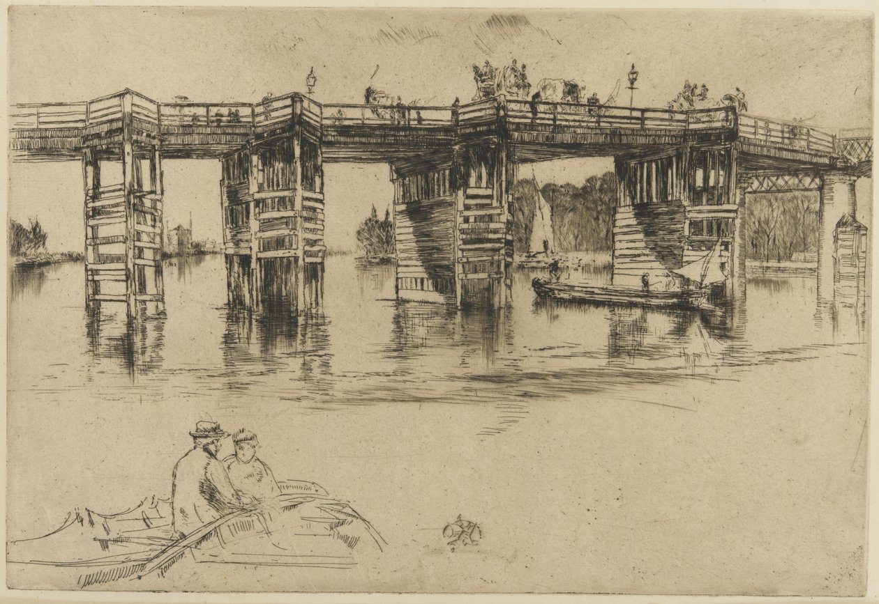 Ponte Old Putney de James Abbott McNeill Whistler