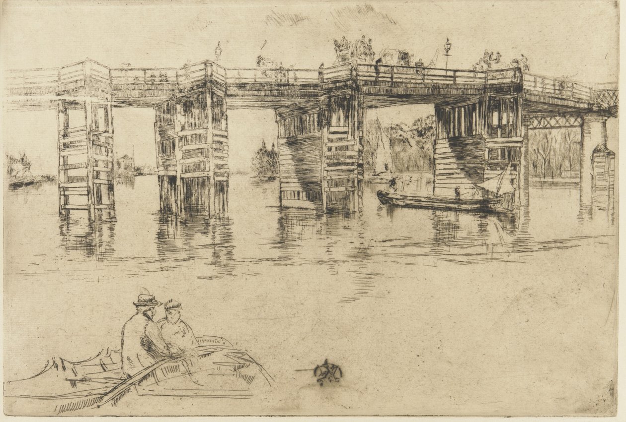 Ponte Old Putney de James Abbott McNeill Whistler
