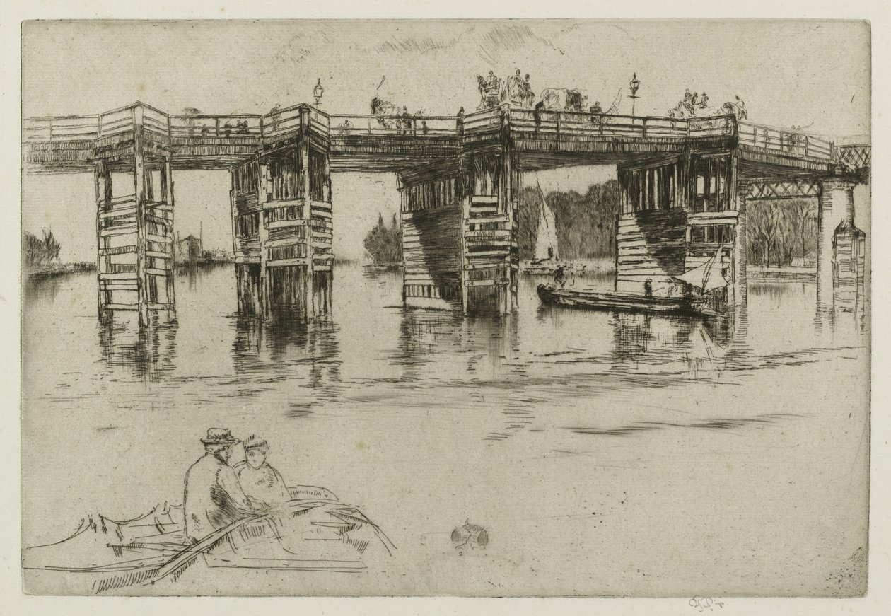 Ponte Old Putney de James Abbott McNeill Whistler