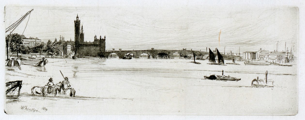 Ponte Old Westminster de James Abbott McNeill Whistler