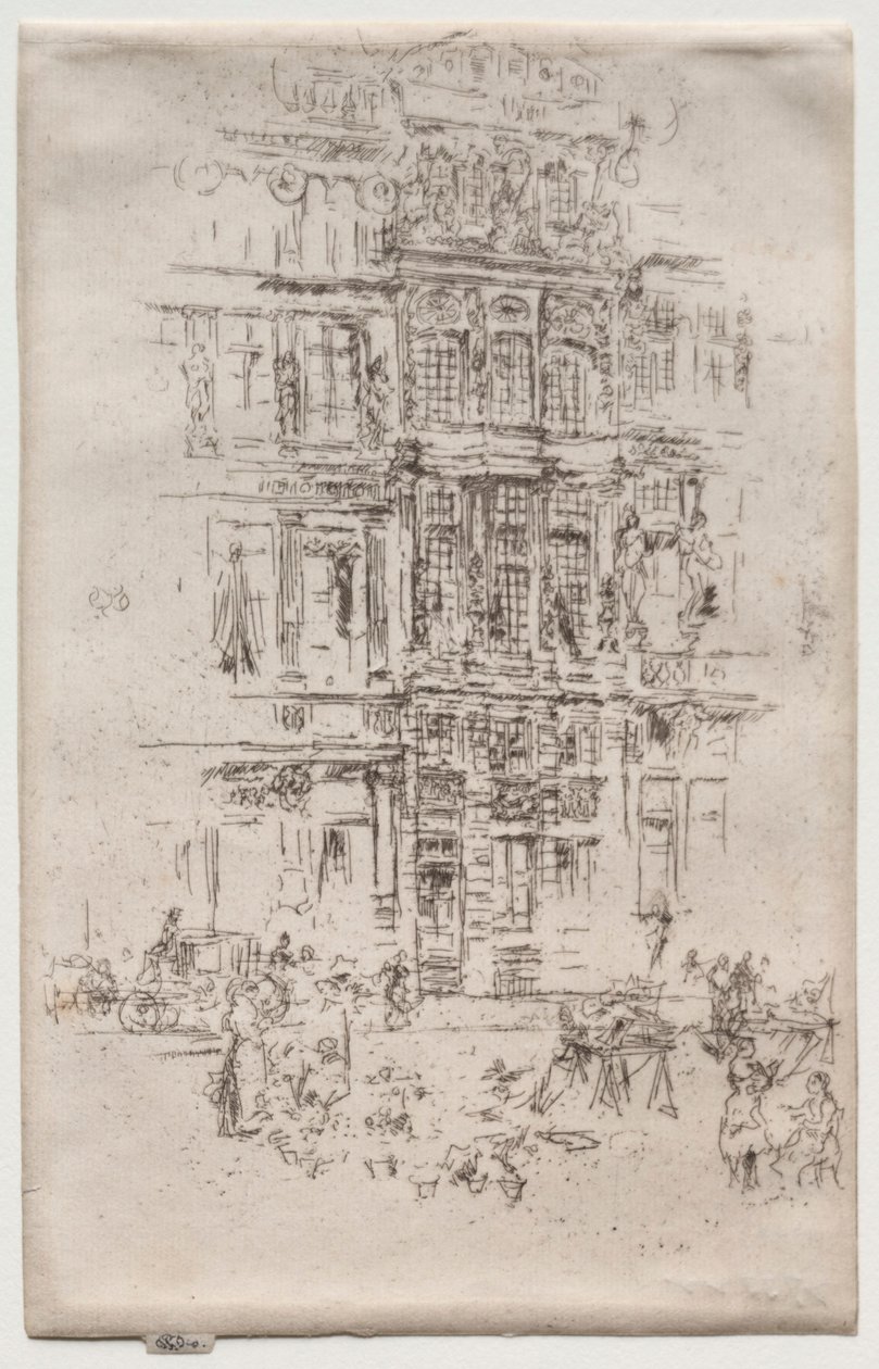 Palácios, Bruxelas. de James Abbott McNeill Whistler