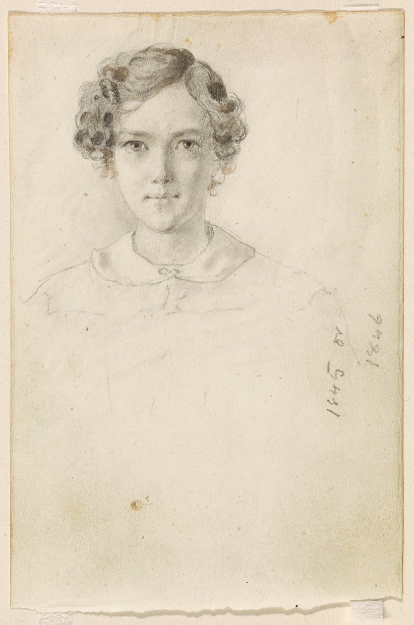 Retrato de Whistler, 1845 ou 1846. de James Abbott McNeill Whistler