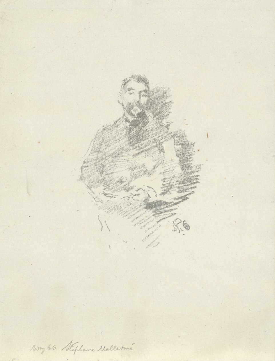 Retrato de Stéphane Mallarmé de James Abbott McNeill Whistler