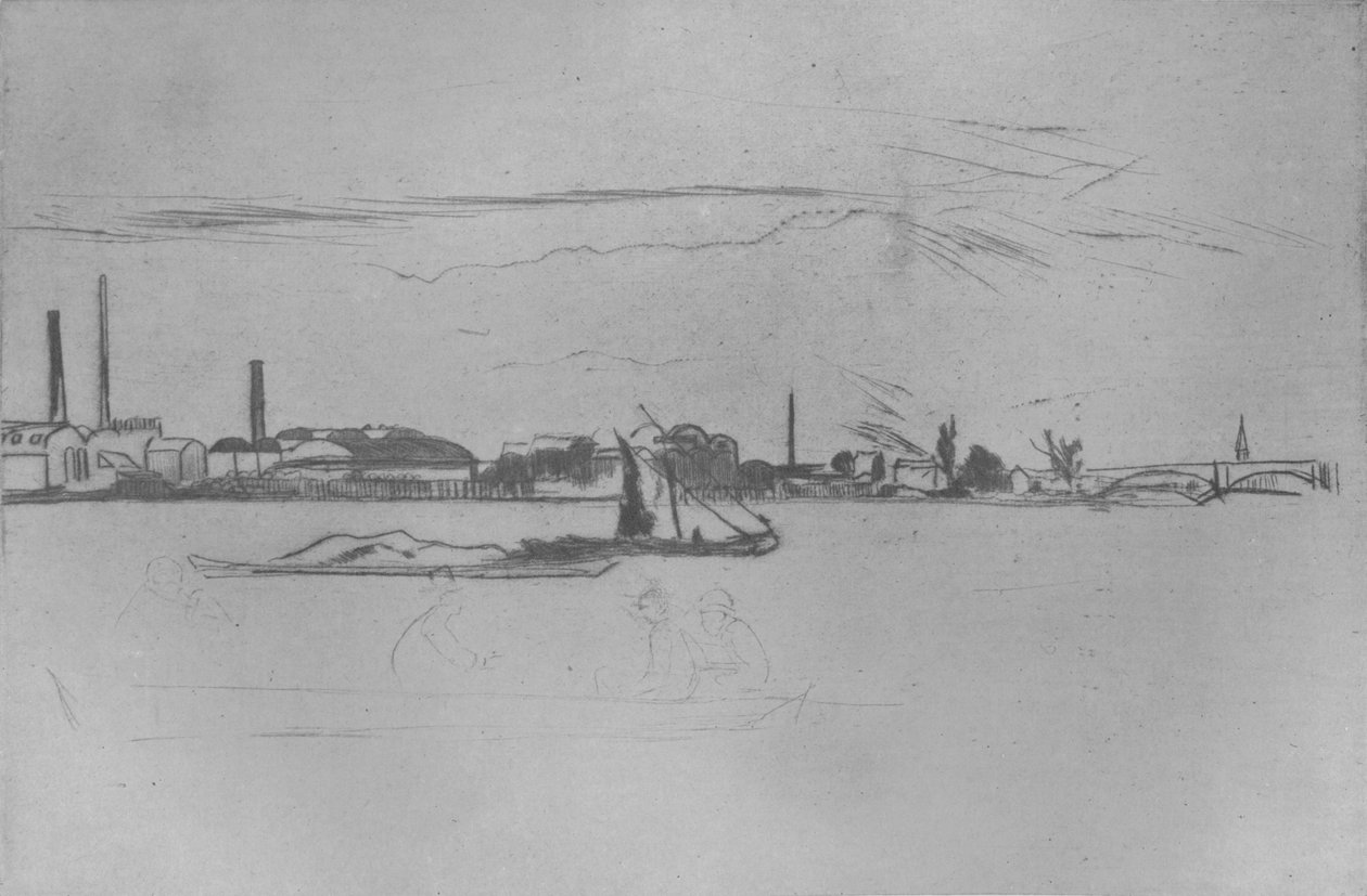Preços Candle Works, c1875, 1904 de James Abbott McNeill Whistler