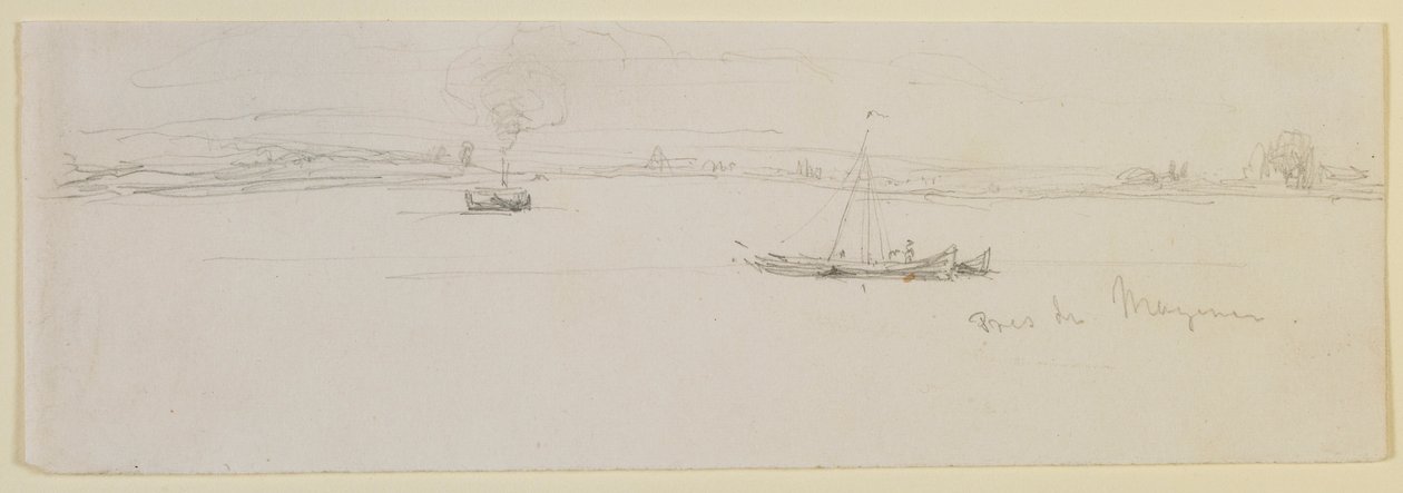 Perto de Mainz, 1858. de James Abbott McNeill Whistler