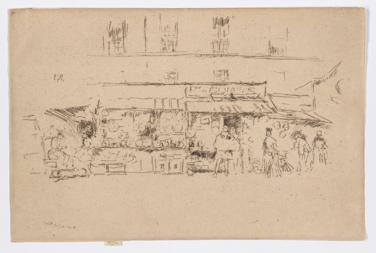 Quai de Montebello de James Abbott McNeill Whistler