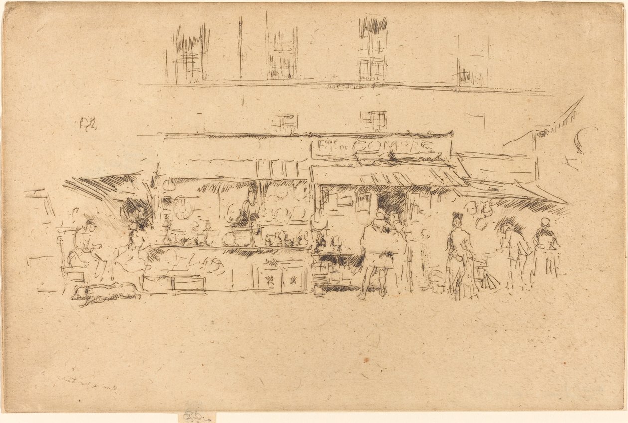 Monte Bell O, quai, 1893. de James Abbott McNeill Whistler