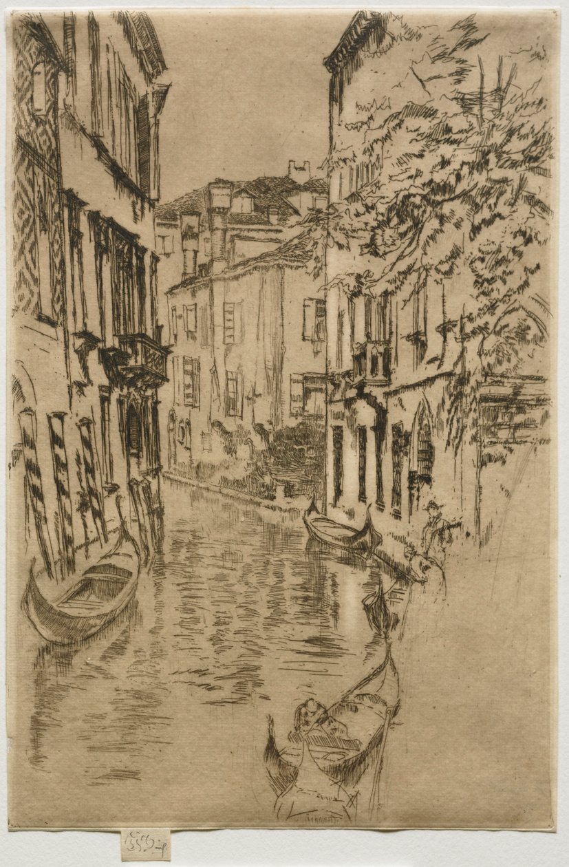 Canal quieto. de James Abbott McNeill Whistler