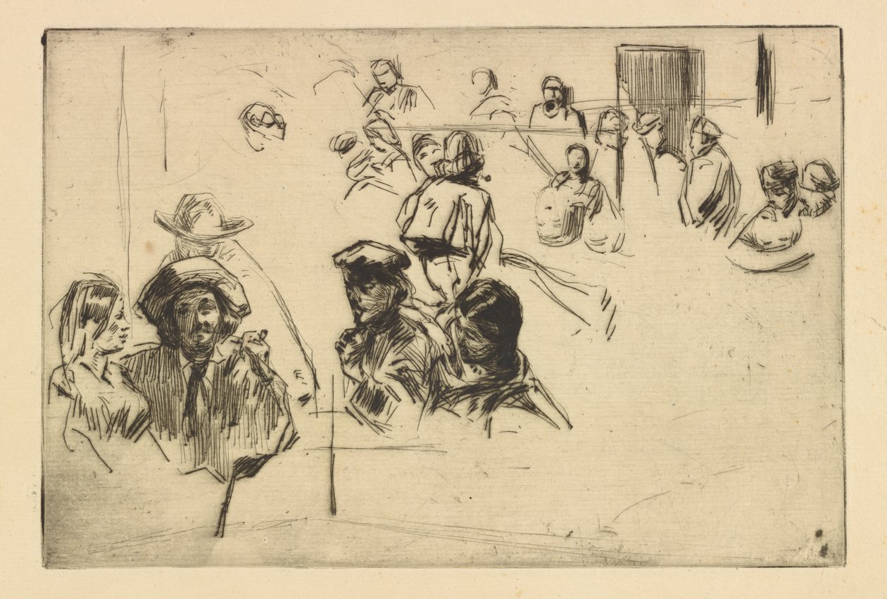 Ratcliffe Highway, 1861. de James Abbott McNeill Whistler