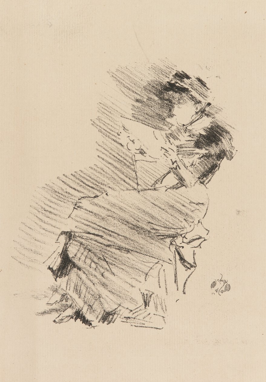 Leitura, 1879 e 1887. de James Abbott McNeill Whistler