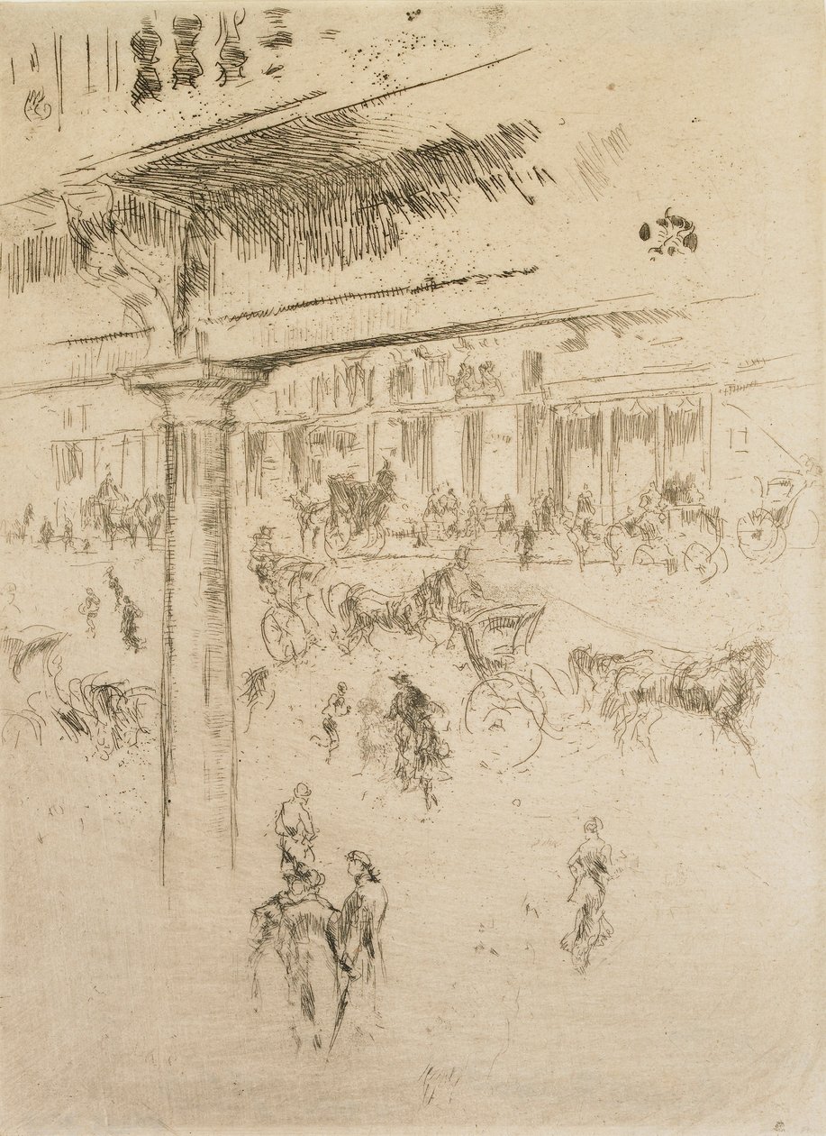 Quadrante do Regente, 1880-1881. de James Abbott McNeill Whistler