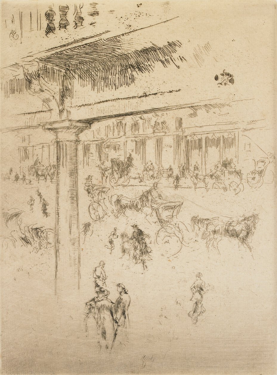 Quadrante do Regente, 1880-1881. de James Abbott McNeill Whistler