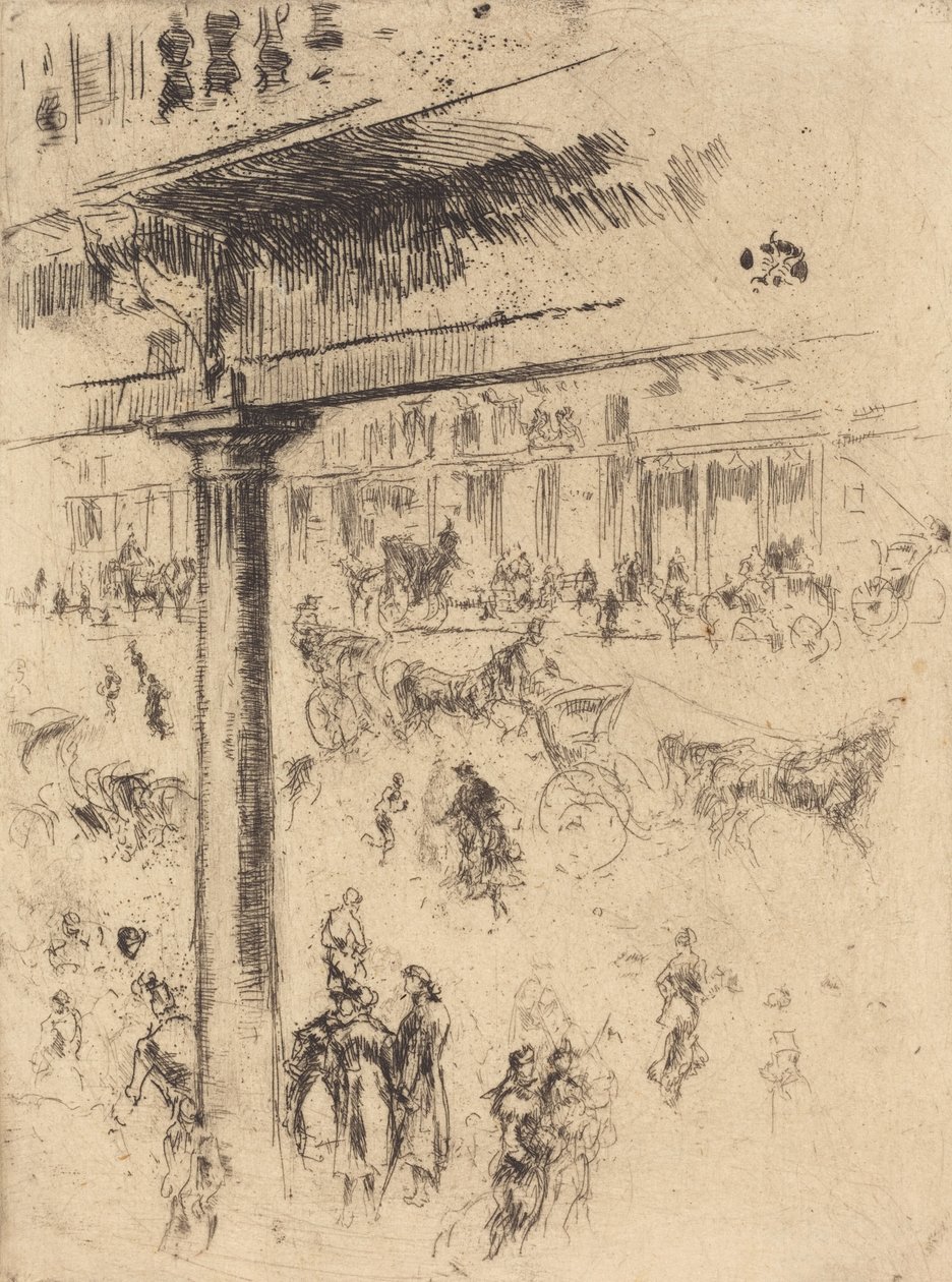 Quadrante do Regente, 18801881. de James Abbott McNeill Whistler