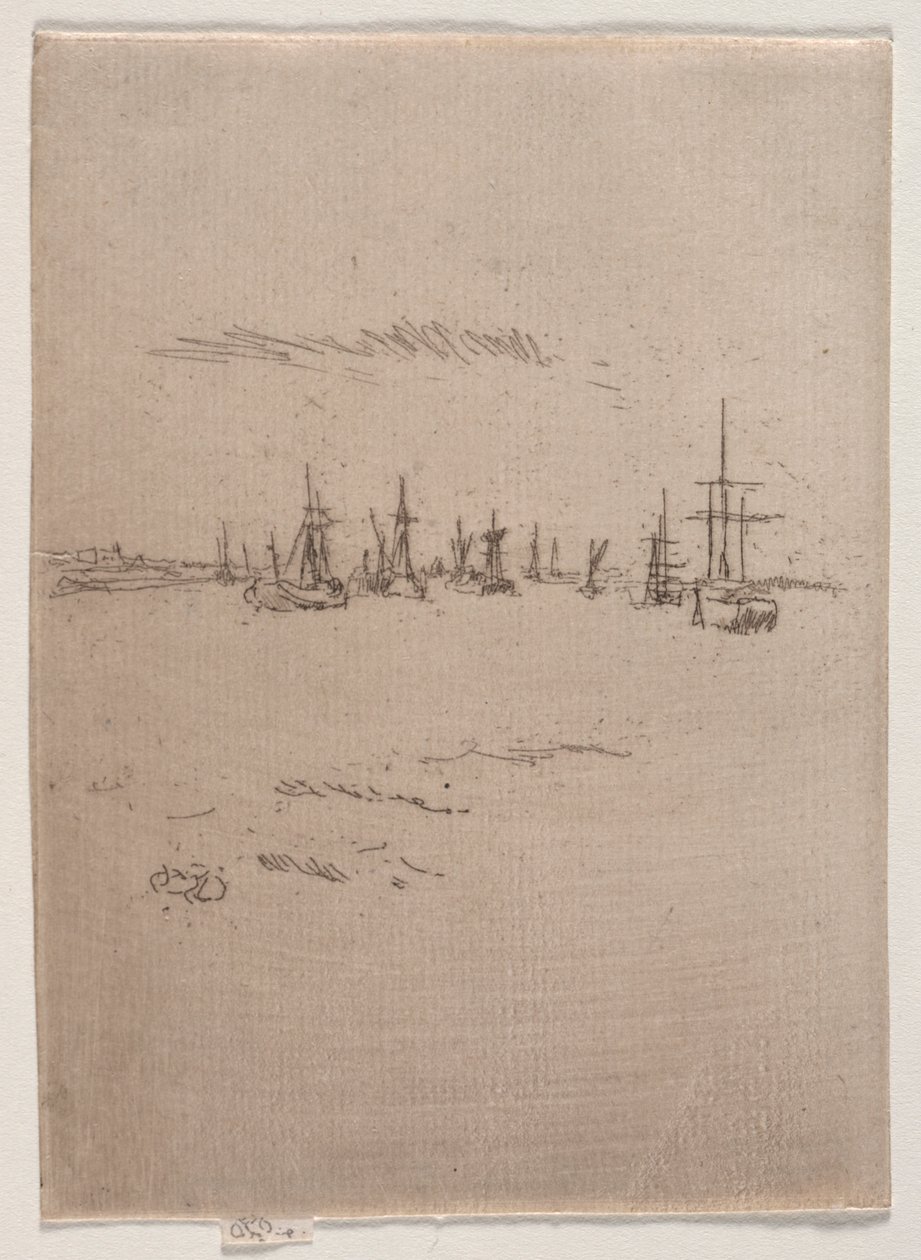 Retornar para Tilbury. de James Abbott McNeill Whistler