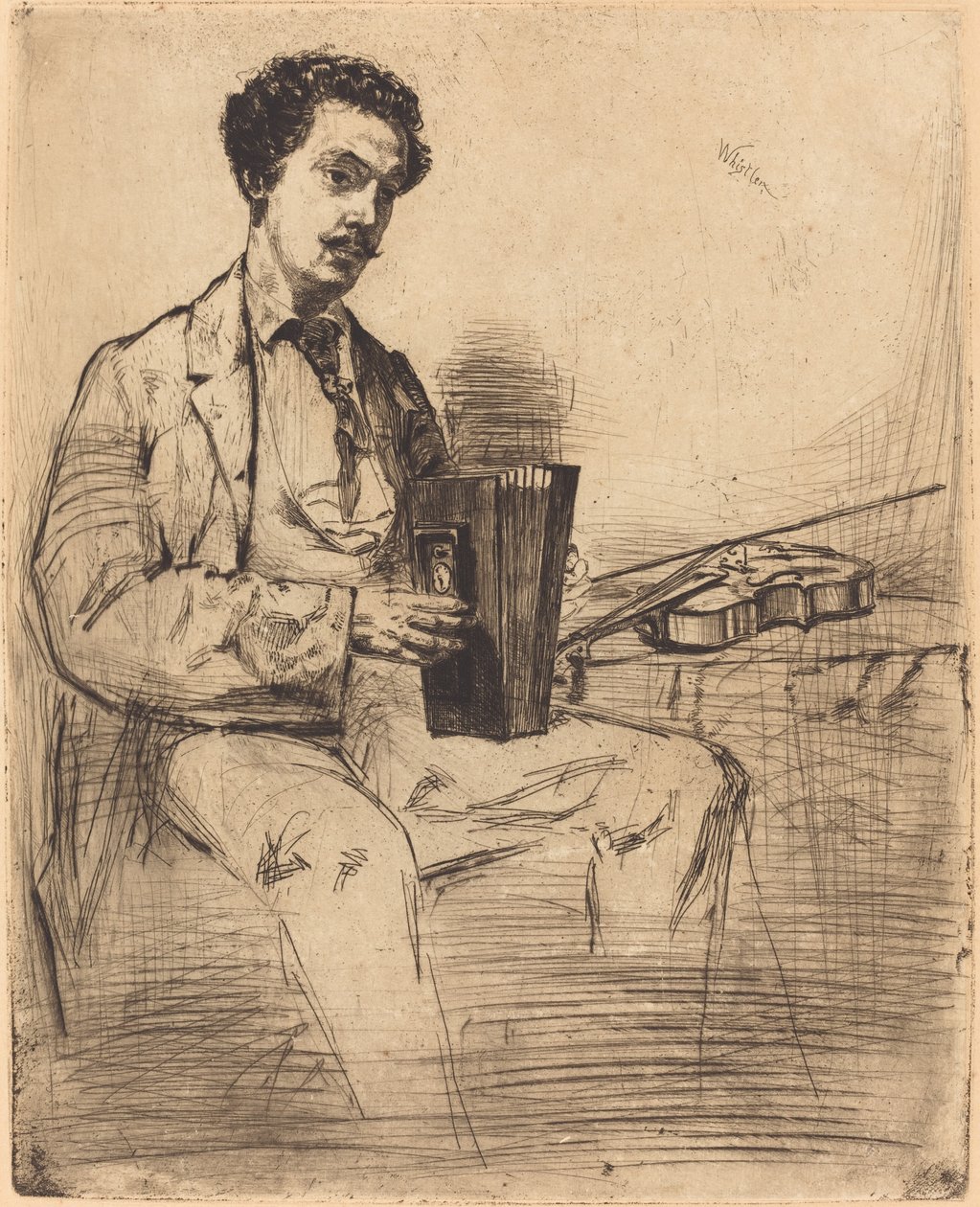 Ross Winans, 1861. de James Abbott McNeill Whistler
