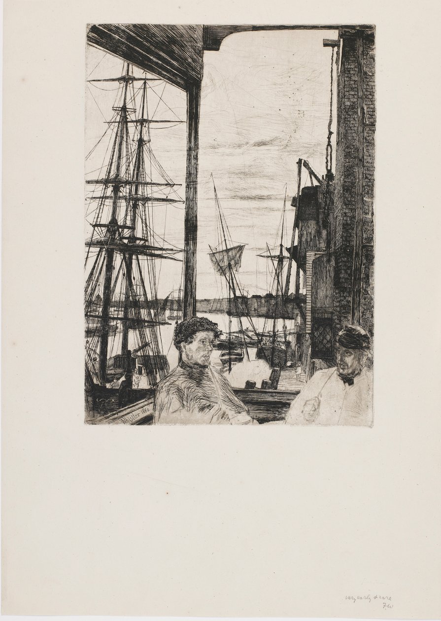 Rotherhithe, 1860. de James Abbott McNeill Whistler