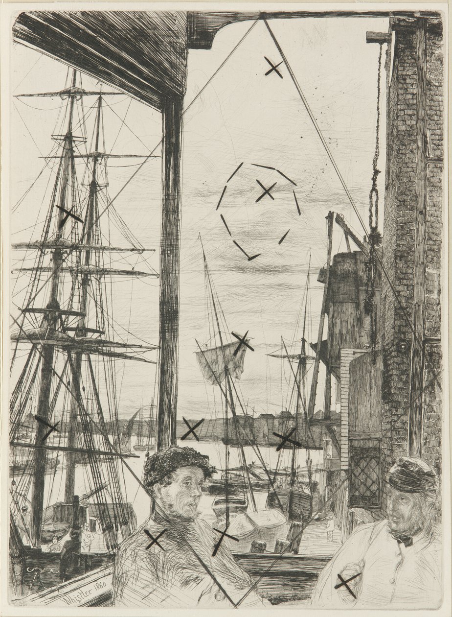 Rotherhithe, 1860. de James Abbott McNeill Whistler