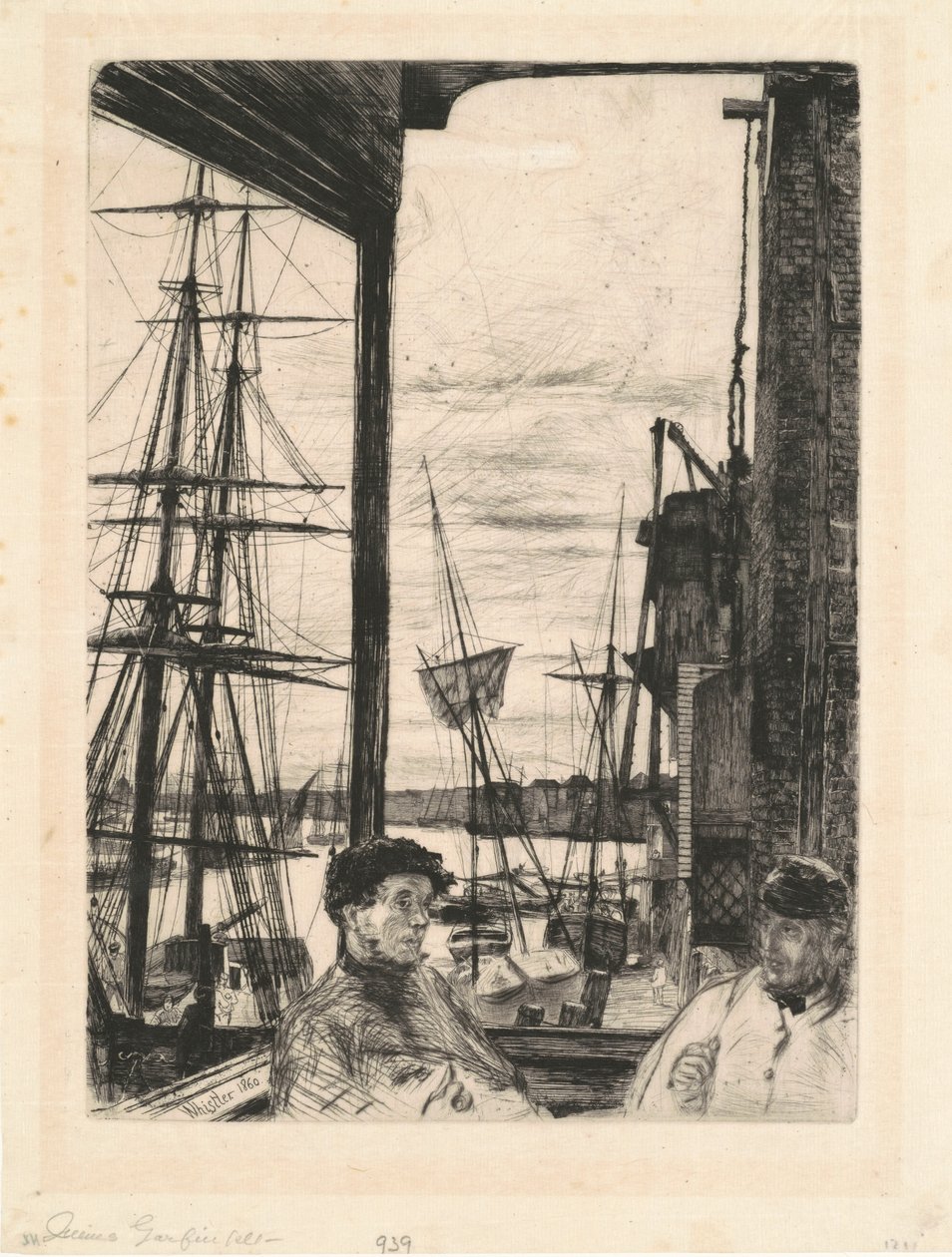 Rotherhithe, 1860. de James Abbott McNeill Whistler