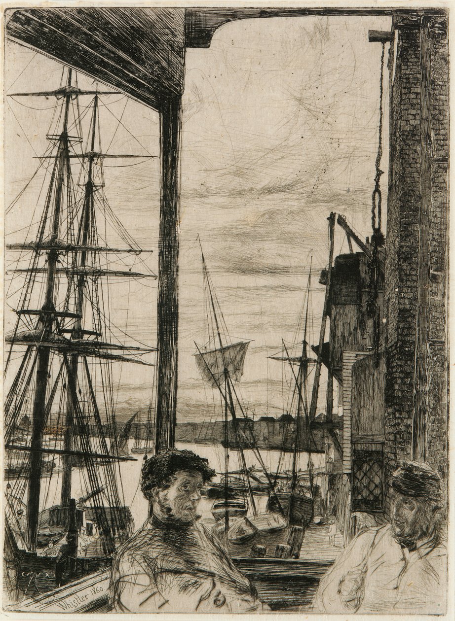 Rotherhithe, 1860. de James Abbott McNeill Whistler