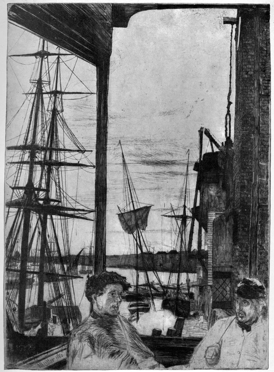 Rotherhithe, 1860 1904. de James Abbott McNeill Whistler