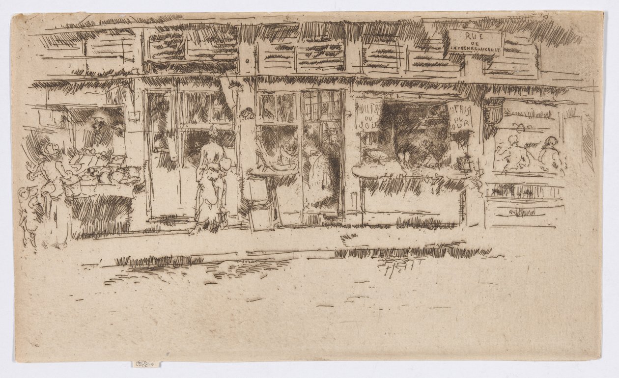 Rue de la Rochefoucault de James Abbott McNeill Whistler