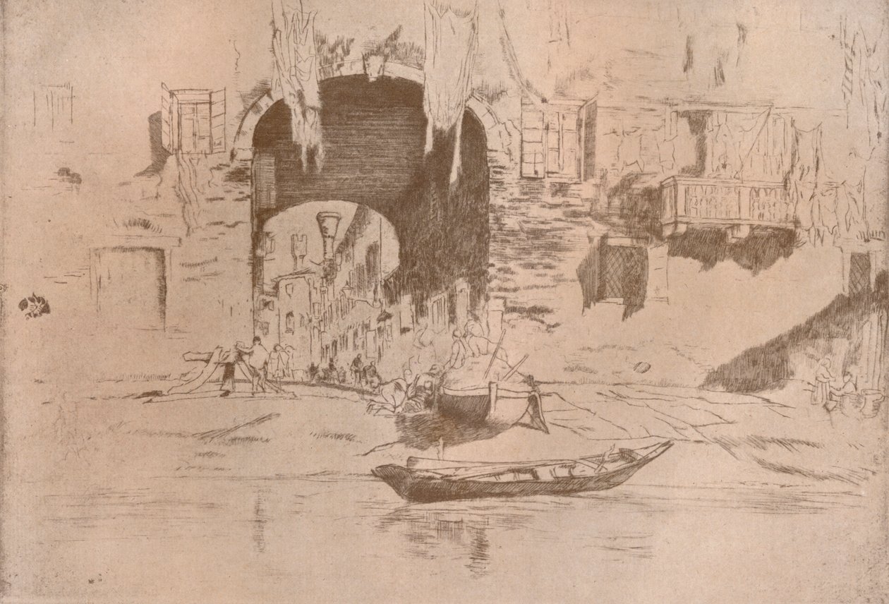 San Biagio, c1879, 1904 de James Abbott McNeill Whistler