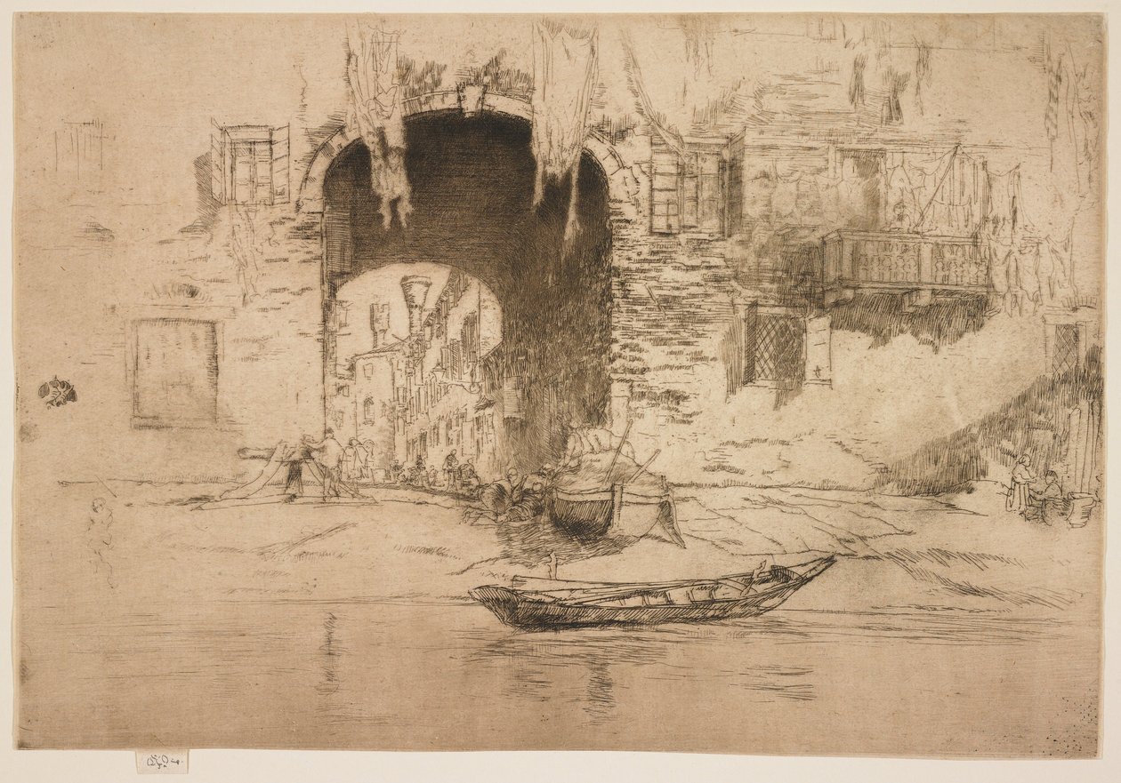San Biagio da segunda série veneziana de James Abbott McNeill Whistler
