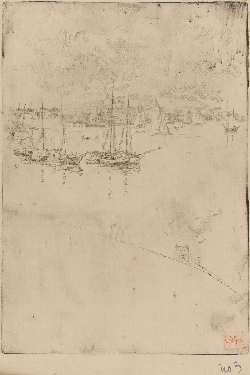 São Jorge, 1879-1880. de James Abbott McNeill Whistler