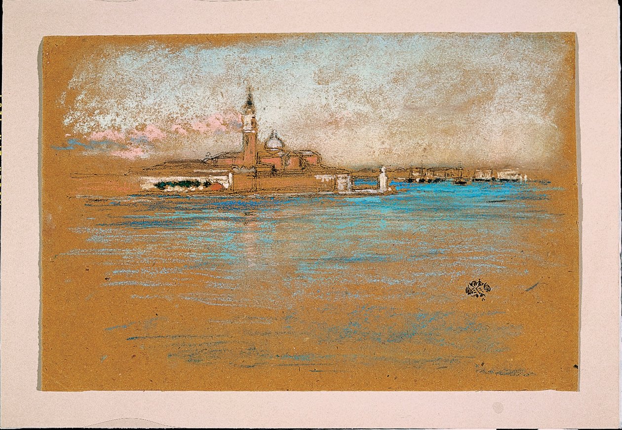 San Giorgio Maggiore, Veneza, 1880 de James Abbott McNeill Whistler